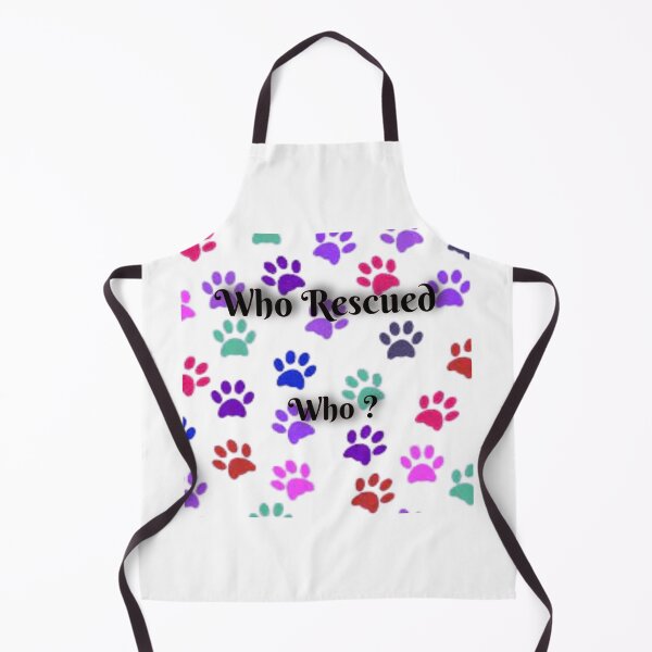 Item preview, Who Rescued Who? designed and sold by NiceDesign21 ⭐⭐⭐⭐⭐.