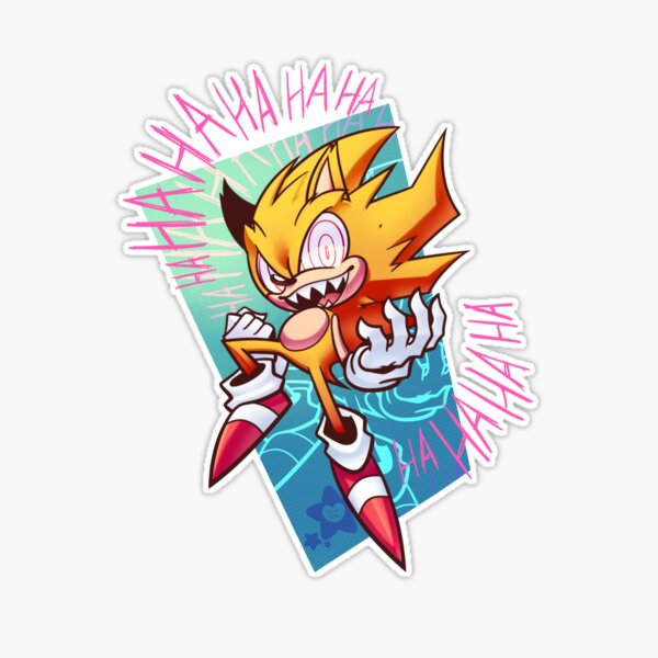 Fleetway Super Sonic Sticker for Sale by utter-dismae