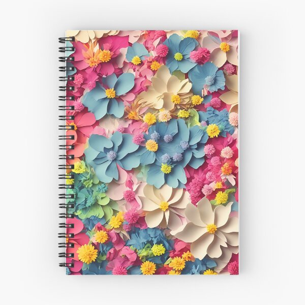 Item preview, Flower Power Fabric 2 in Paper art style designed and sold by FormFinder.