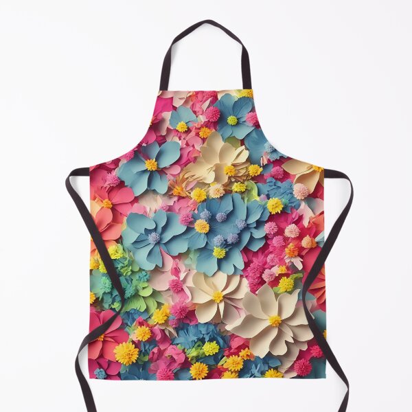 Item preview, Flower Power Fabric 2 in Paper art style designed and sold by FormFinder.