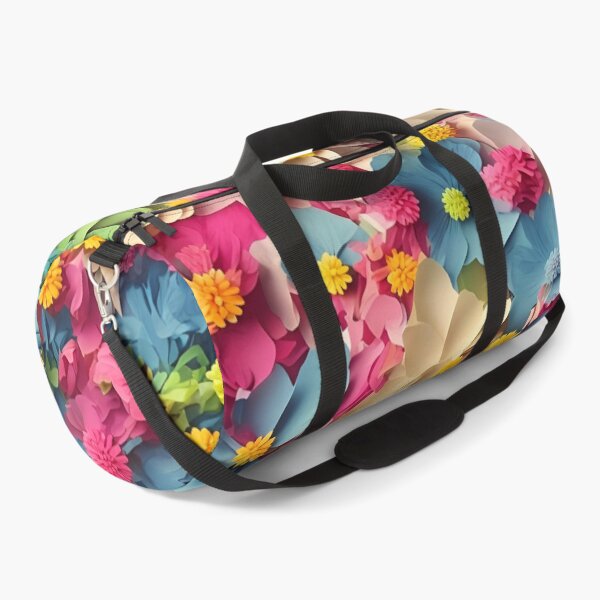 Item preview, Flower Power Fabric 2 in Paper art style designed and sold by FormFinder.