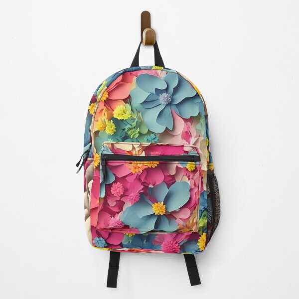 Item preview, Flower Power Fabric 2 in Paper art style designed and sold by FormFinder.