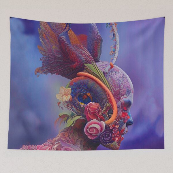 Item preview, Lucifer Abstract Floral designed and sold by mghtymvrk2040.