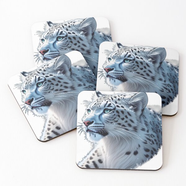 Item preview, Dreamy Snow Leopard designed and sold by wildlifezen.