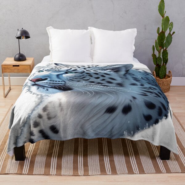 Item preview, Dreamy Snow Leopard designed and sold by wildlifezen.