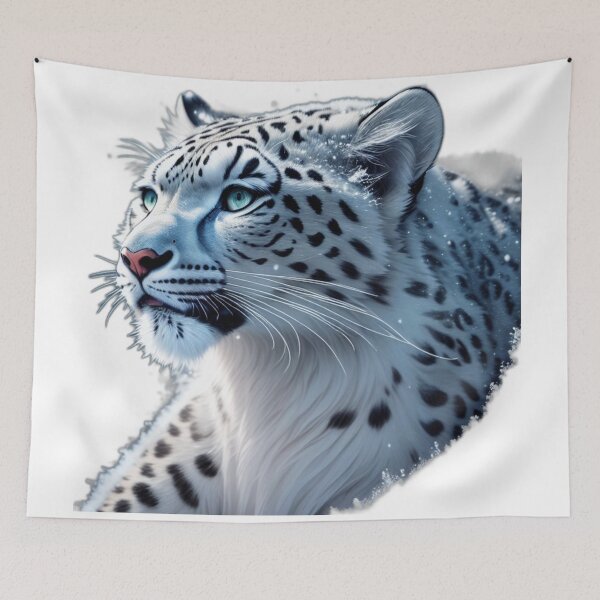 Item preview, Dreamy Snow Leopard designed and sold by wildlifezen.