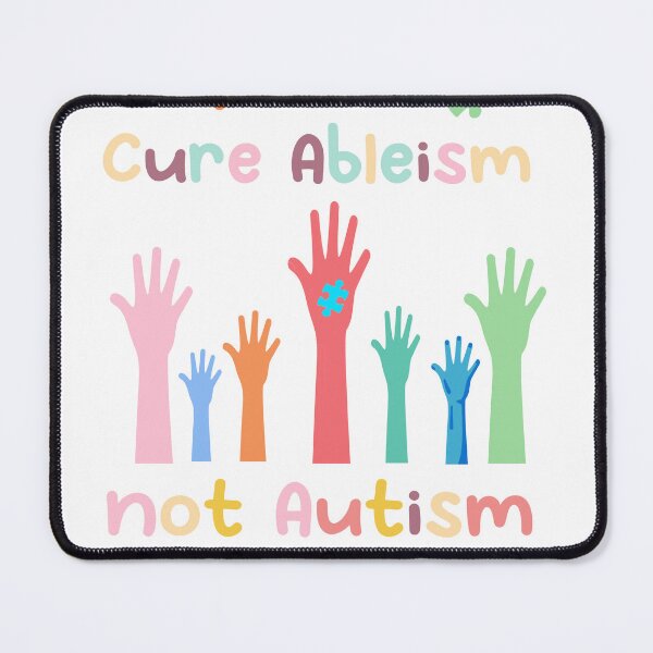 Item preview, Cure Abeism not Autism - Autism Awareness designed and sold by NewDayDesigns.