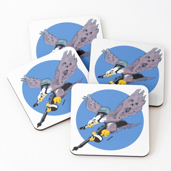 Item preview, Angry Eagle descending from sky with guns, B-52 The Liberator designed and sold by PacoLocoDesigns.