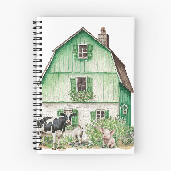 Item preview, Irish Farmhouse with Barnyard Animals designed and sold by Alyssa Ernst.