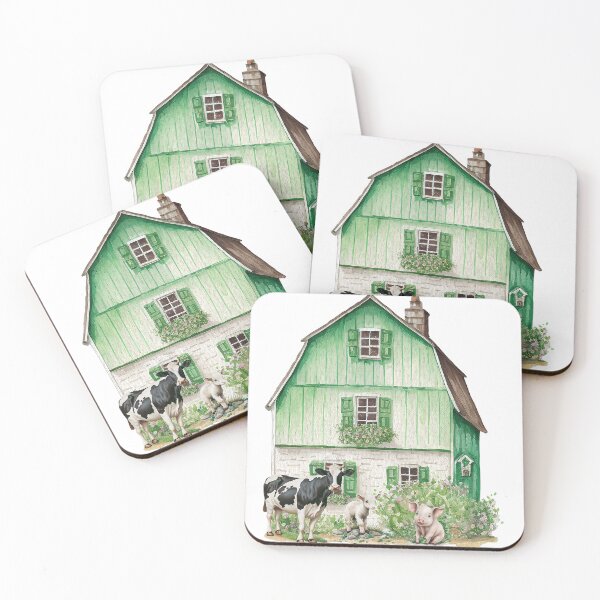 Item preview, Irish Farmhouse with Barnyard Animals designed and sold by Alyssa Ernst.