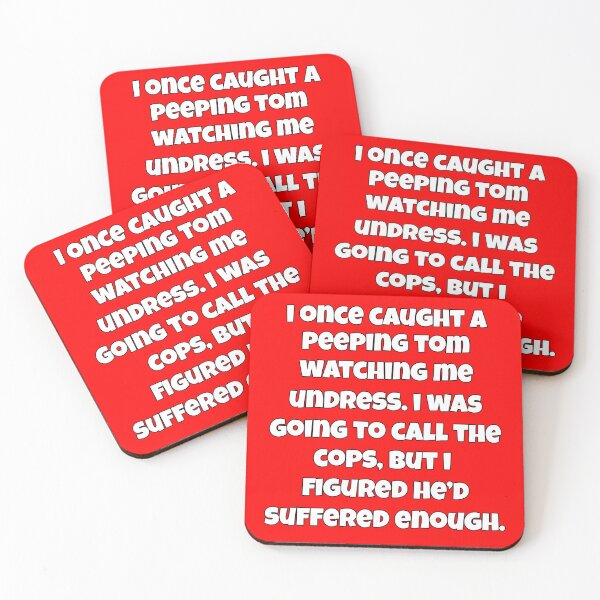 Item preview, Senior Citizen Funny Humor I Once Caught A Peeping Tom designed and sold by fantasticdesign.