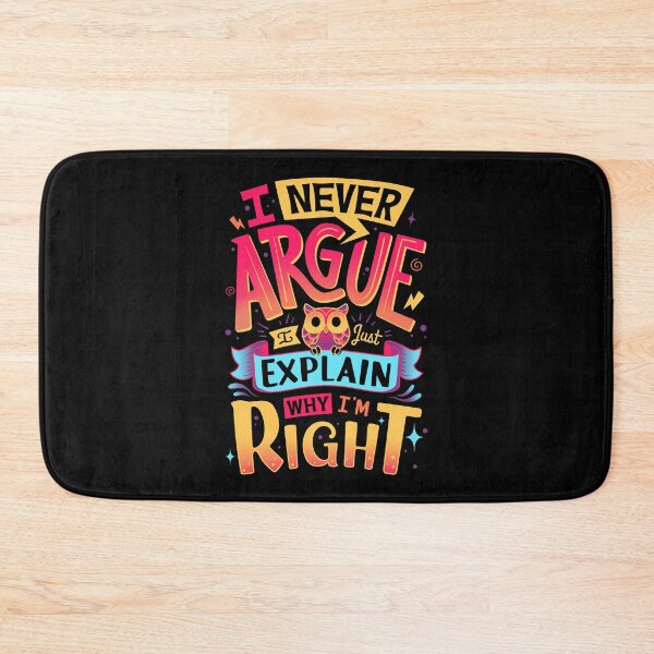 Item preview, I know I am right - Cute Owl Typography designed and sold by Snouleaf.