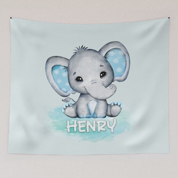 Item preview, Henry Cute Baby Elephant designed and sold by dev11588.
