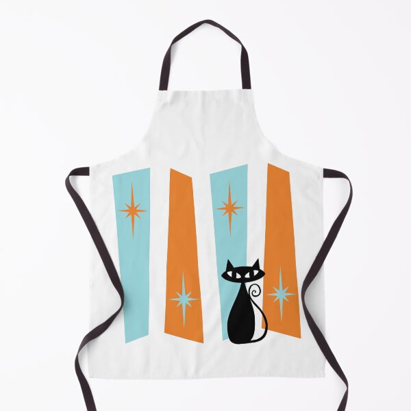 Item preview, Atomic Cat, Mid-Century Modern Retro Geometric Kitty designed and sold by Jenna McCarter Patchett.