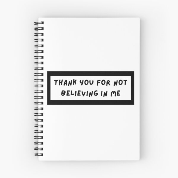 Item preview, Thank You For Not Believing In Me designed and sold by erion-store.
