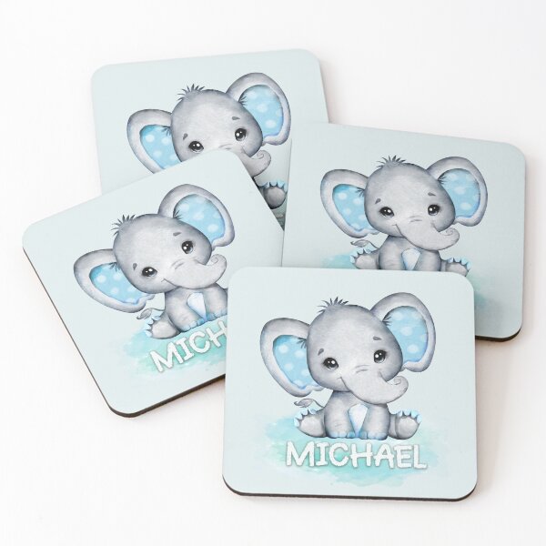 Item preview, Michael Cute Baby Elephant designed and sold by dev11588.