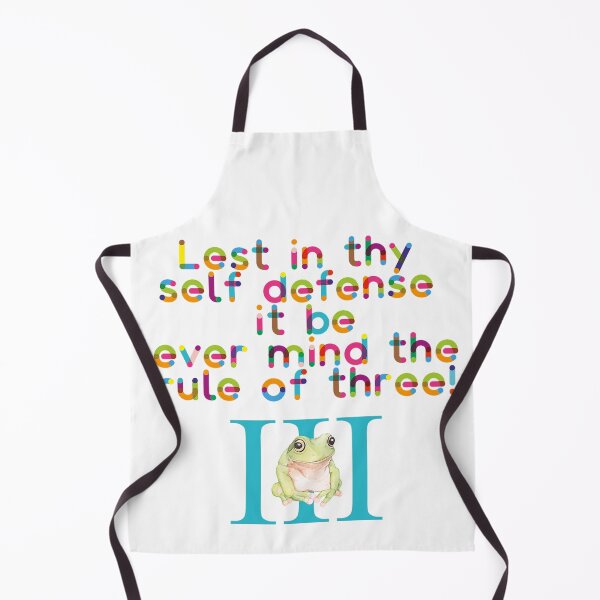 Item preview, Lest in They Self Defense it Be, Ever Mind the Rule of Three! Pagan humor designed and sold by SSustainable.