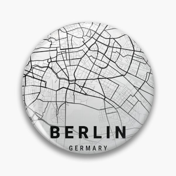 Item preview, City Map of Berlin Germany black and white  designed and sold by More than Myriad.