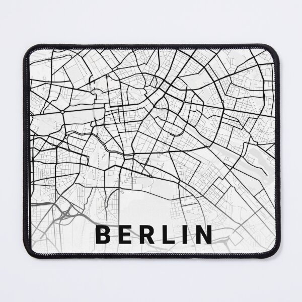 Item preview, City Map of Berlin Germany black and white  designed and sold by More than Myriad.