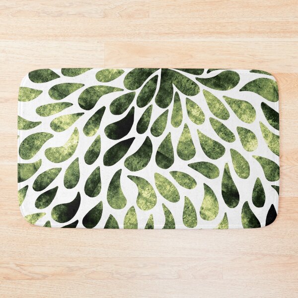 Item preview, Green drops background designed and sold by flamendes.