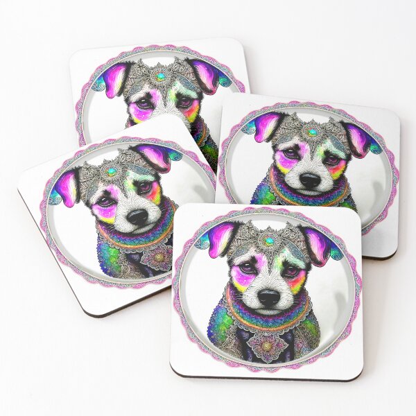 Item preview, Mandala Jack Russell II Dog designed and sold by mandalacat.