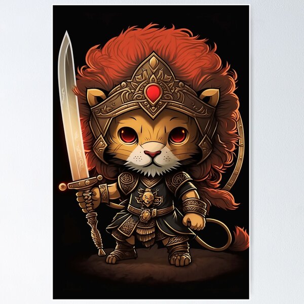 Item preview, Battle Ready Lion Prince designed and sold by Wolf-Pack-Shop.