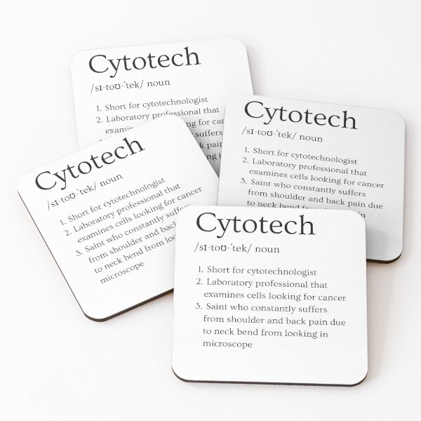 Item preview, Cytotech Funny Definition Cytotechnology Laboratory white background designed and sold by Brasilia.