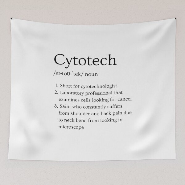 Item preview, Cytotech Funny Definition Cytotechnology Laboratory white background designed and sold by Brasilia.