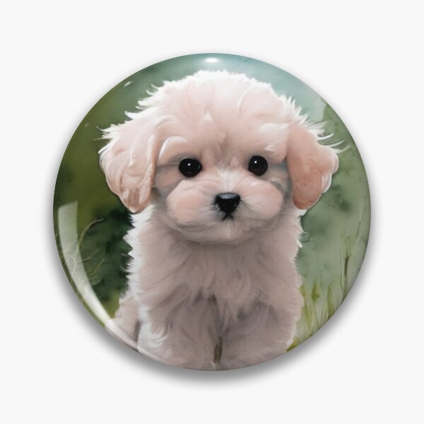 Item preview, Cute Maltipoo Puppy Art 1 designed and sold by cutiepeaupies.