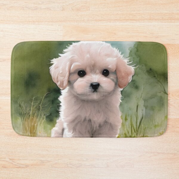 Item preview, Cute Maltipoo Puppy Art 1 designed and sold by cutiepeaupies.