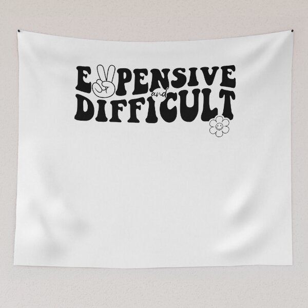 Item preview, Expensive and Difficult Funny Boujee Girl Preppy Groovy designed and sold by Leader Shirts.