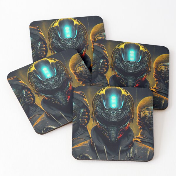 Item preview, Intergalactic Rap Group / Alien Rap Battle designed and sold by ZGigerBarker.