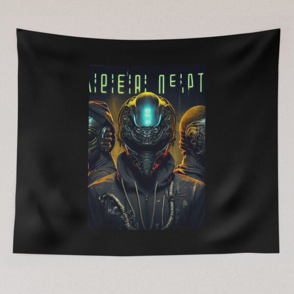 Item preview, Intergalactic Rap Group / Alien Rap Battle designed and sold by ZGigerBarker.