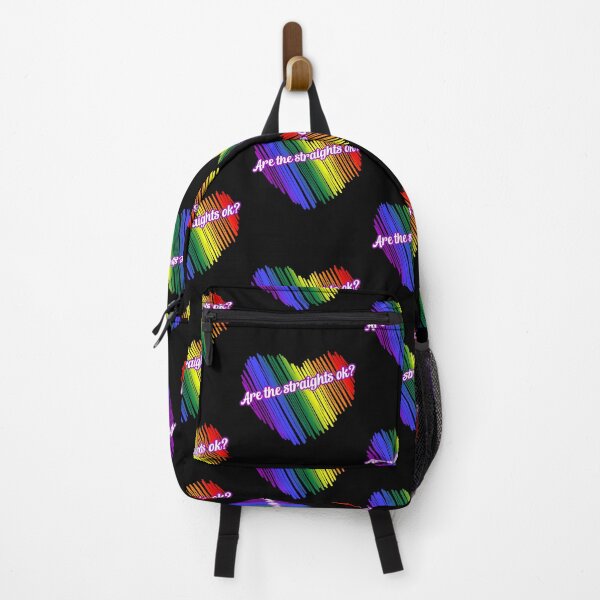 Item preview, Are the straights ok? Funny LGBTQ+ humor gay rainbow pride designed and sold by incurablehippie.