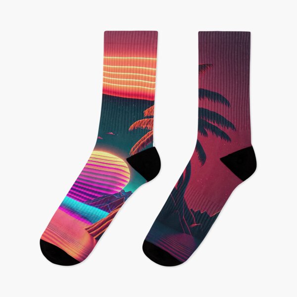 Artikelvorschau, Copy of Copy of Synthwave Solitude: A Retro-Inspired Tribute to Romanticism entworfen und verkauft von Mullet Monkey.