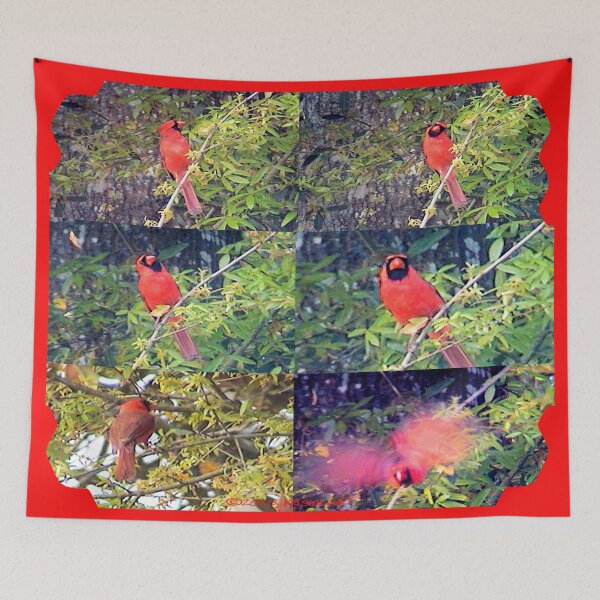 Item preview, Red Cardinal in Tree designed and sold by kristalcurt.