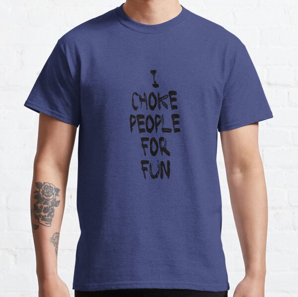 BJJ Funny Brazilian Jiu-Jitsu Choke People Design Classic T-Shirt