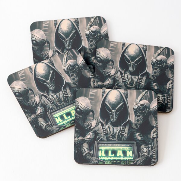 Item preview, Tha Klan Intergalactic Rap Group / Alien Rap Battle designed and sold by ZGigerBarker.