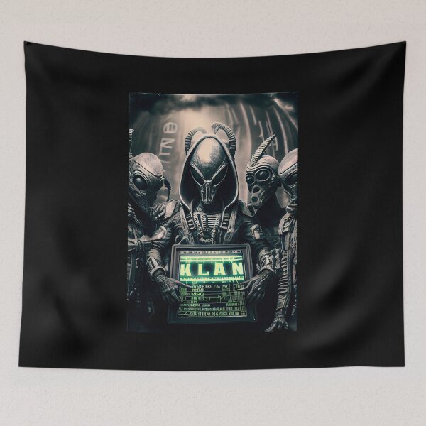 Item preview, Tha Klan Intergalactic Rap Group / Alien Rap Battle designed and sold by ZGigerBarker.