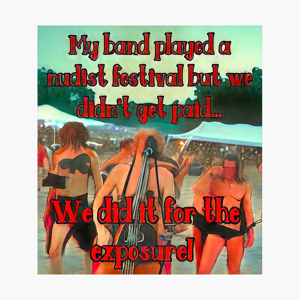 Band at a Nudist Festival