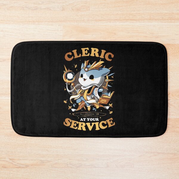 Item preview, Cleric's Call - Cute Cat Gamer designed and sold by Snouleaf.