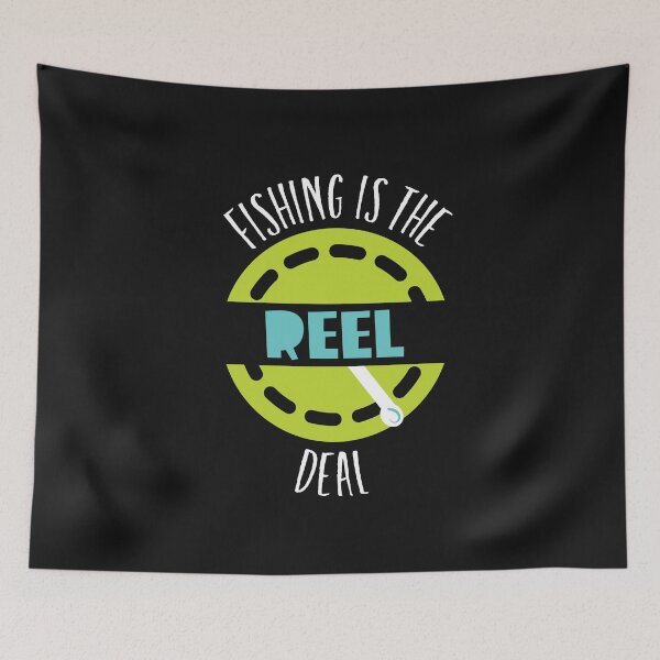 Artikelvorschau, Funny Pun fishing is the Reel Deal entworfen und verkauft von whyitsme.