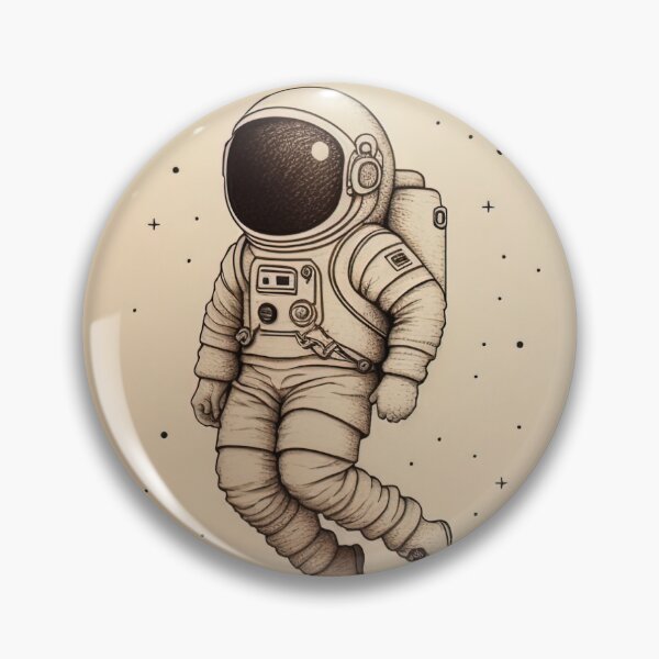 Item preview, Minimal Astronaut Piece designed and sold by SpiceupStudios.