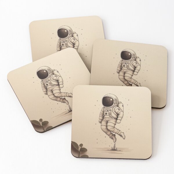 Item preview, Minimal Astronaut Piece designed and sold by SpiceupStudios.