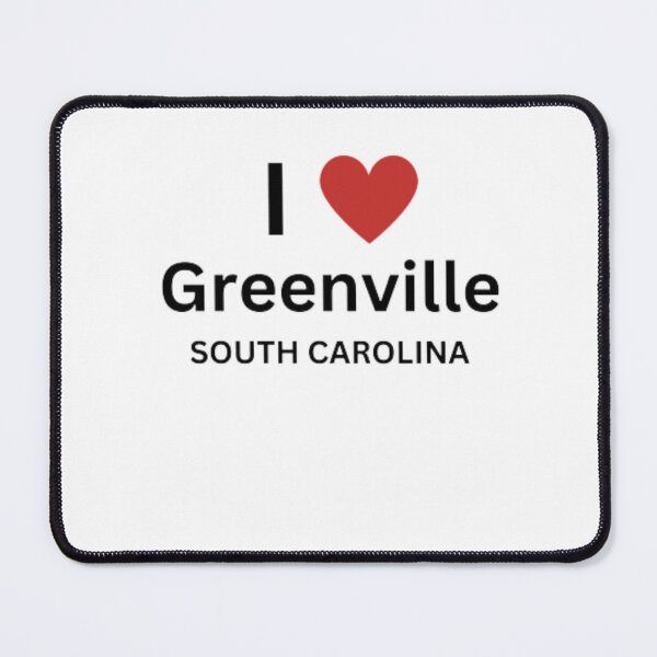 Item preview, Greenville South Carolina - I love Greenville designed and sold by funkyfreshfinds.