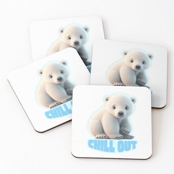 Item preview, Baby Polar Bear says chill out! designed and sold by Ideallity.