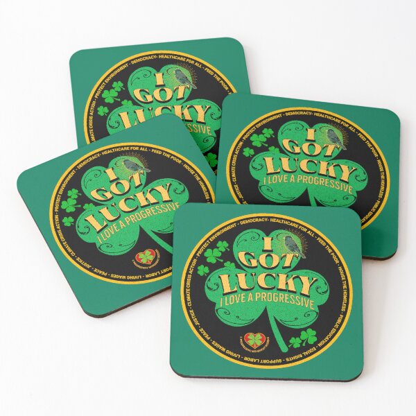 Item preview, PMD00470 Progressive Movement Designs Irish American Love theme for Saint Patricks Day or any day with funny message for progressive Democrats and Bernie Sanders supporters designed and sold by ProgressiveLeft.
