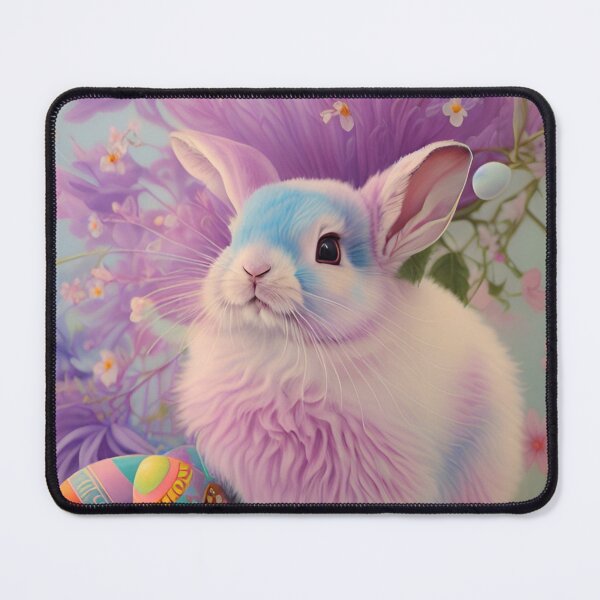 Item preview, Colorful Pastel Festive Easter Eggs Easter Bunny Spring Flowers Version 16 designed and sold by DreamingAwake1.