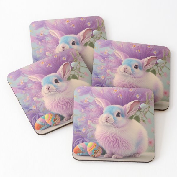 Item preview, Colorful Pastel Festive Easter Eggs Easter Bunny Spring Flowers Version 16 designed and sold by DreamingAwake1.