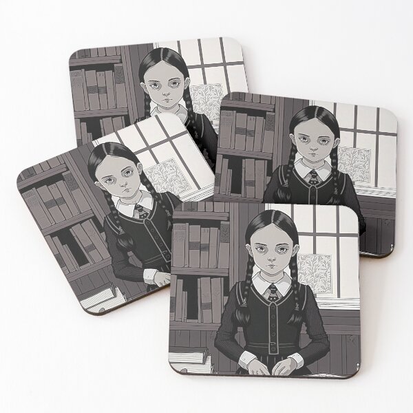 Item preview, Innocence with a Twist: Wednesday Addams designed and sold by Blackholehabibi.